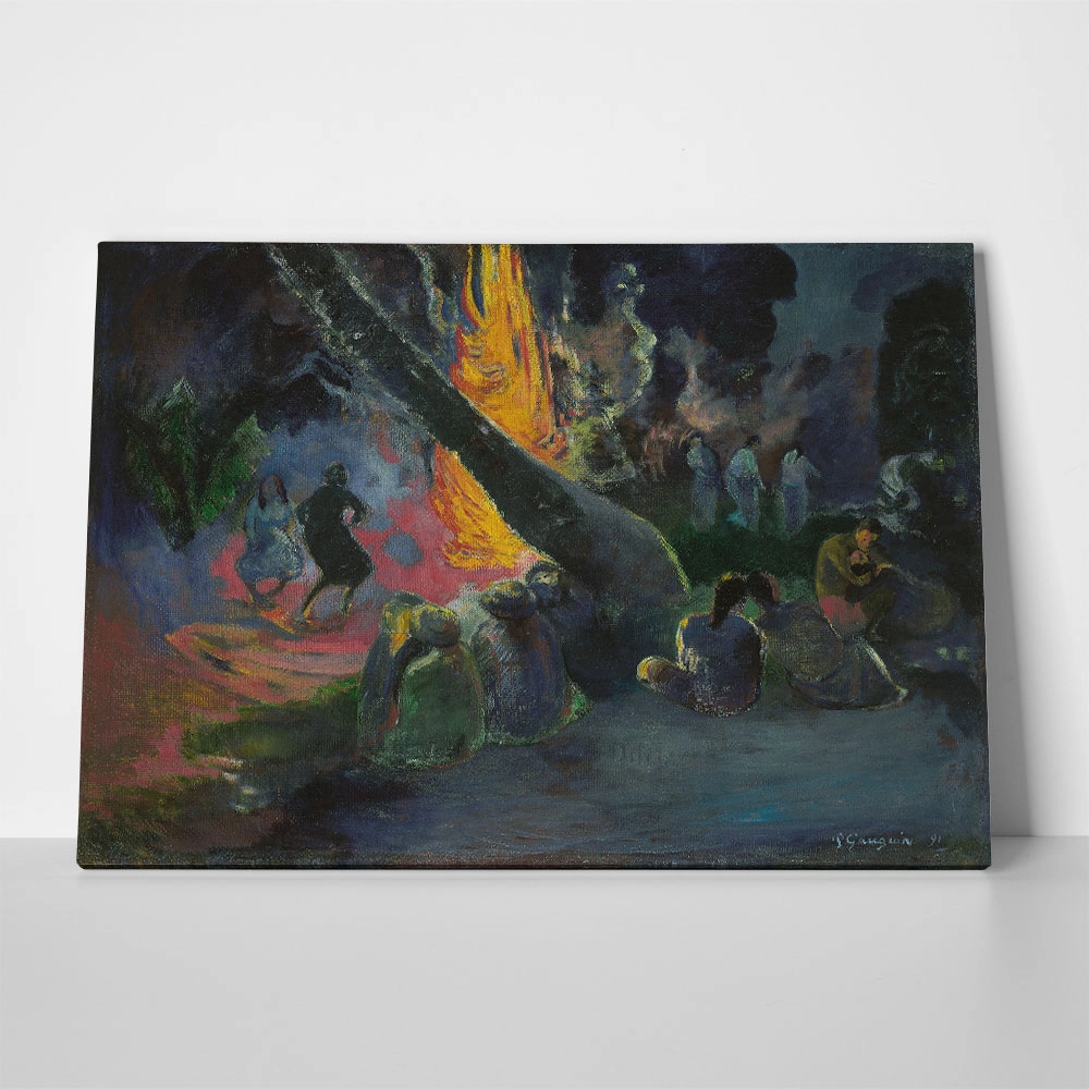 Πινακας σε καμβά PAUL GAUGUIN - THE FIRE DANCE
