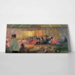 Πίνακας Πανοραμικός σε καμβά PAUL GAUGUIN - THE HOUSE OF SONGS
