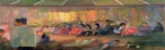 Πίνακας Πανοραμικός σε καμβά PAUL GAUGUIN - THE HOUSE OF SONGS