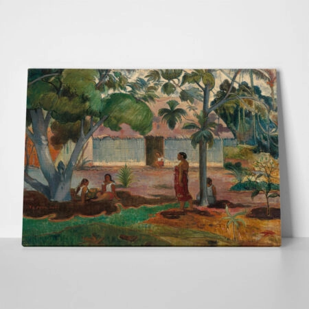 Πινακας σε καμβά PAUL GAUGUIN - THE LARGE TREE - Paul Gauguin