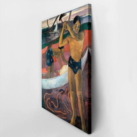 Πινακας σε καμβά PAUL GAUGUIN - THE MAN WITH AN AXE - Paul Gauguin Sticky 2