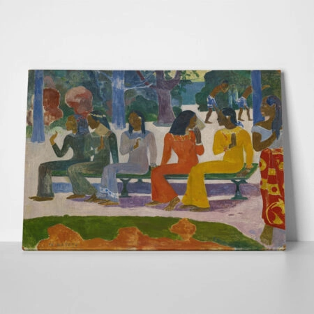 Πινακας σε καμβά PAUL GAUGUIN - THE MARKET - Paul Gauguin