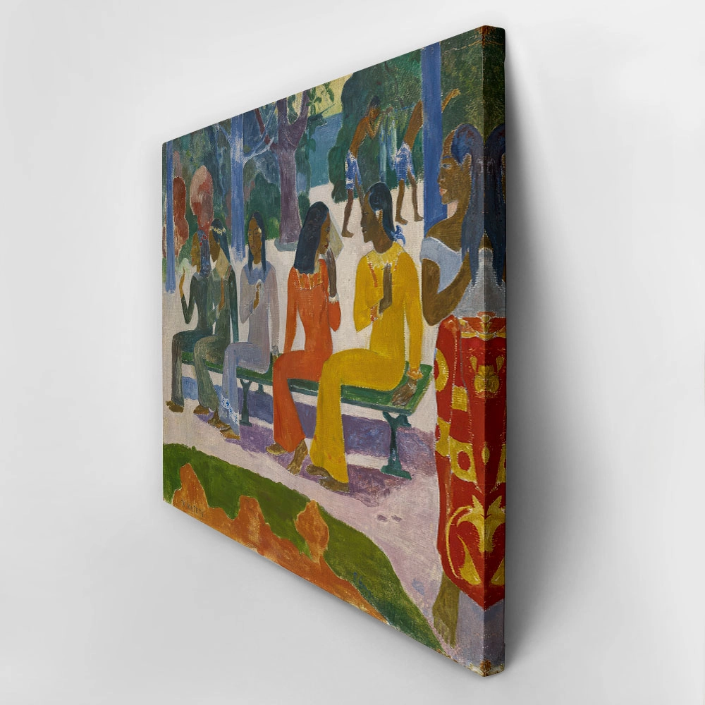 Πινακας σε καμβά PAUL GAUGUIN - THE MARKET
