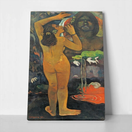 Πινακας σε καμβά PAUL GAUGUIN - THE MOON AND THE EARTH - Paul Gauguin