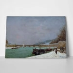 Πινακας σε καμβά PAUL GAUGUIN - THE SEINE AT HE PONT D'IÉNA