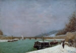 Πινακας σε καμβά PAUL GAUGUIN - THE SEINE AT HE PONT D'IÉNA