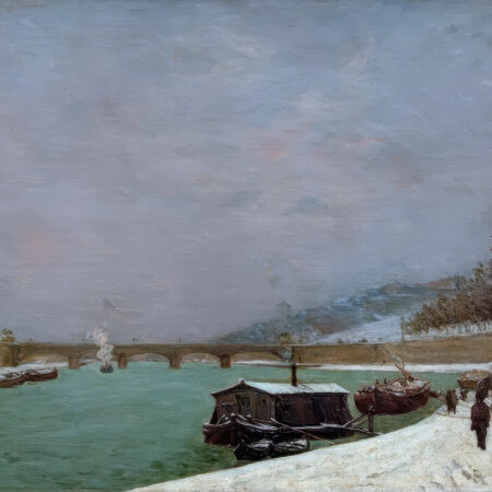 Πινακας σε καμβά PAUL GAUGUIN - THE SEINE AT HE PONT D'IÉNA - Paul Gauguin Sticky 5