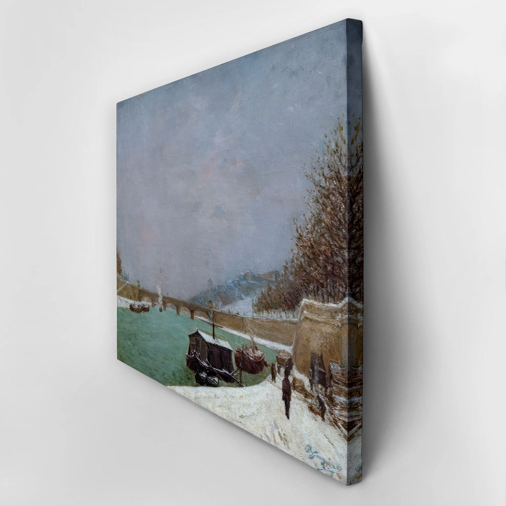 Πινακας σε καμβά PAUL GAUGUIN - THE SEINE AT HE PONT D'IÉNA