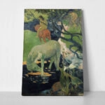 Πινακας σε καμβά PAUL GAUGUIN - THE WHITE HORSE