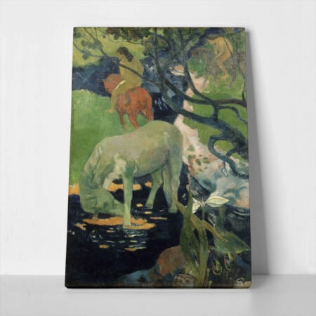 Πινακας σε καμβά PAUL GAUGUIN - THE WHITE HORSE - Paul Gauguin