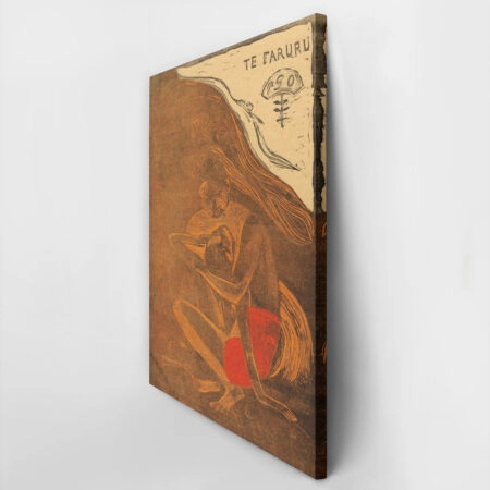 Πινακας σε καμβά PAUL GAUGUIN - THEY ARE MAKING LOVE HERE - Paul Gauguin Sticky 2