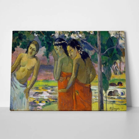 Πινακας σε καμβά PAUL GAUGUIN - THREE TAHITIAN WOMEN - Paul Gauguin