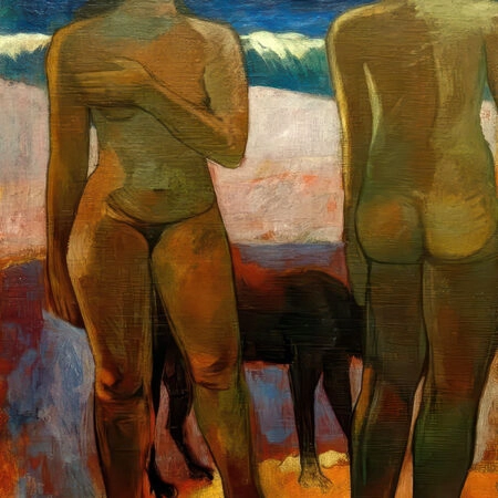 Πινακας σε καμβά PAUL GAUGUIN - TWO TAHITIAN WOMEN ON THE BEACH - Paul Gauguin Sticky 5