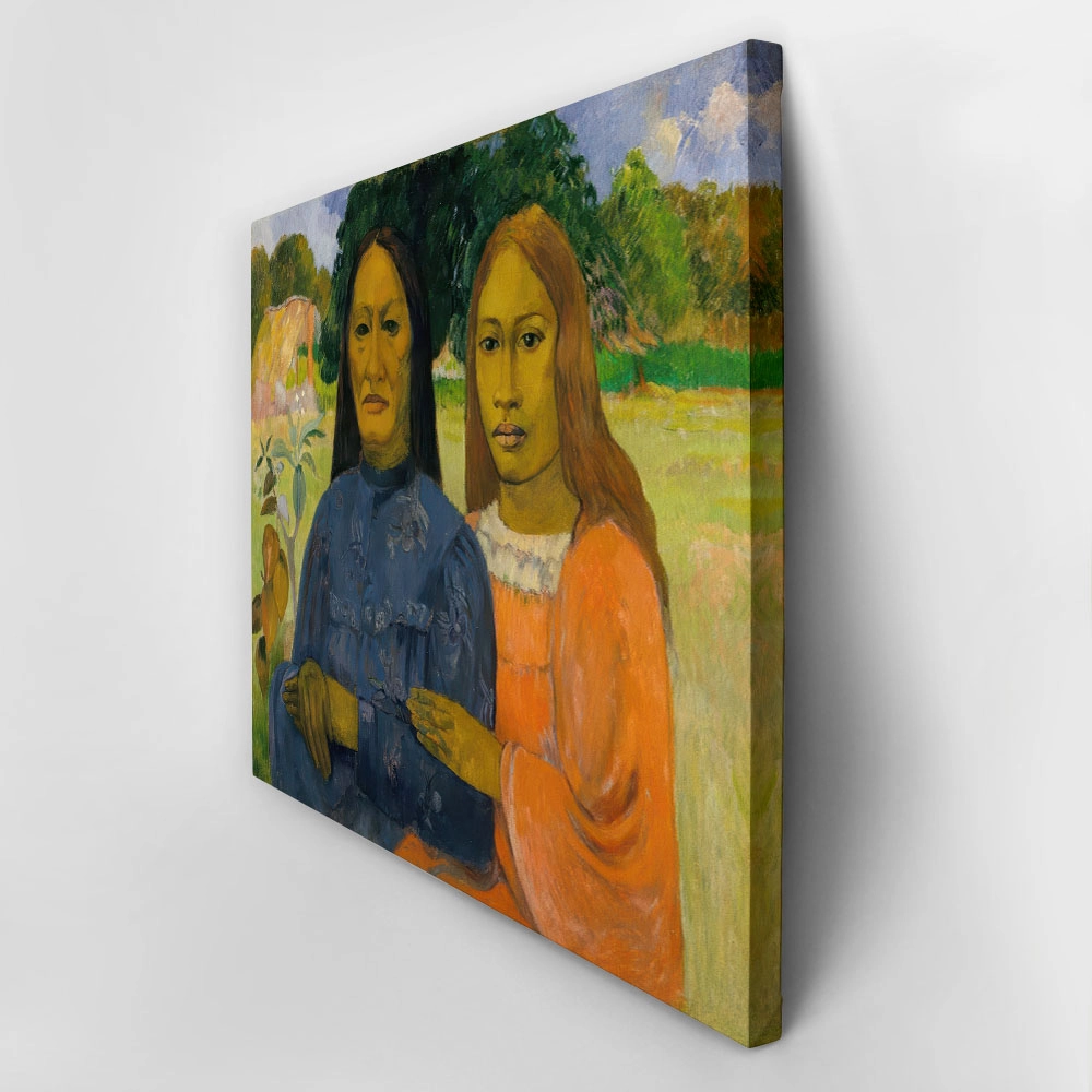 Πινακας σε καμβά PAUL GAUGUIN - TWO WOMEN