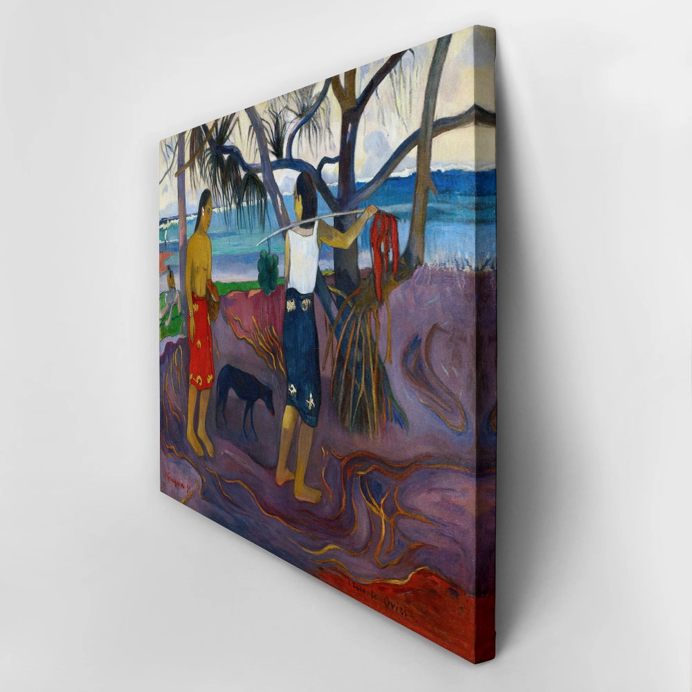 Πινακας σε καμβά PAUL GAUGUIN - UNDER THE PANDANUS
