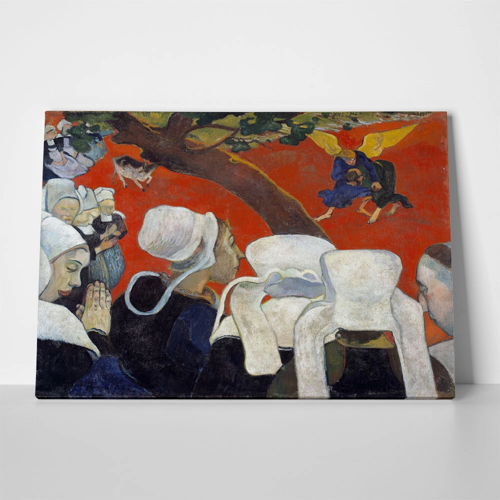 Πινακας σε καμβά PAUL GAUGUIN - VISION AFTER THE SERMON