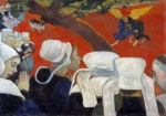 Πινακας σε καμβά PAUL GAUGUIN - VISION AFTER THE SERMON