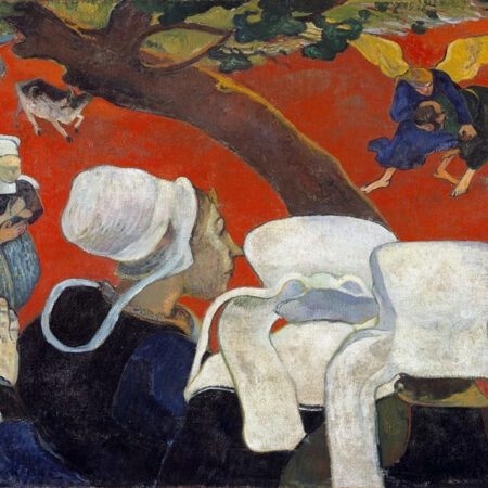 Πινακας σε καμβά PAUL GAUGUIN - VISION AFTER THE SERMON - Paul Gauguin Sticky 5