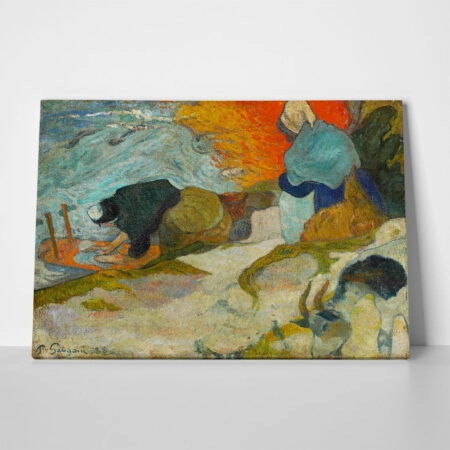 Πινακας σε καμβά PAUL GAUGUIN - WASHERWOMEN IN ARLES - Paul Gauguin