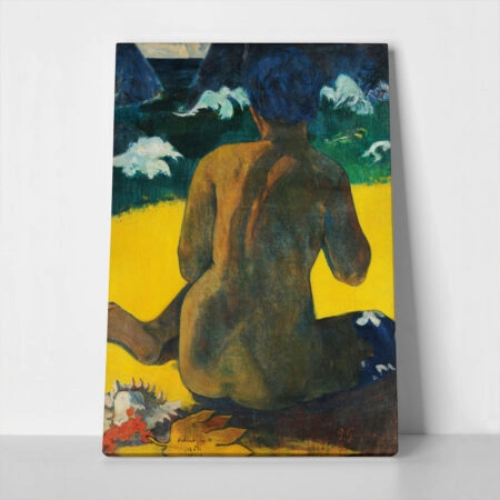 Πινακας σε καμβά PAUL GAUGUIN - WOMAN BY THE SEA - Paul Gauguin