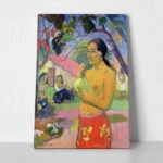 Πινακας σε καμβά PAUL GAUGUIN - WOMAN HOLDING A FRUIT