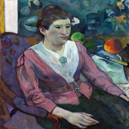 Πίνακας σε καμβά PAUL GAUGUIN - WOMAN IN FRONT OF A STILL LIFE - Paul Gauguin Sticky 5