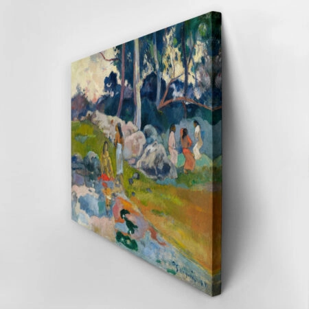 Πινακας σε καμβά PAUL GAUGUIN - WOMEN BY THE RIVERSIDE - Paul Gauguin Sticky 2