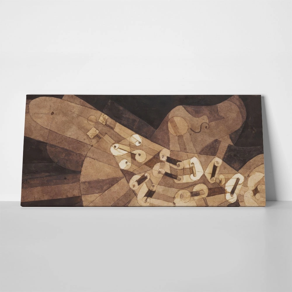 Πίνακας Πανοραμικός σε καμβά PAUL KLEE - AEOLIAN HARP