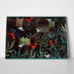 Πινακας σε καμβά PAUL KLEE - BIRD GARDEN
