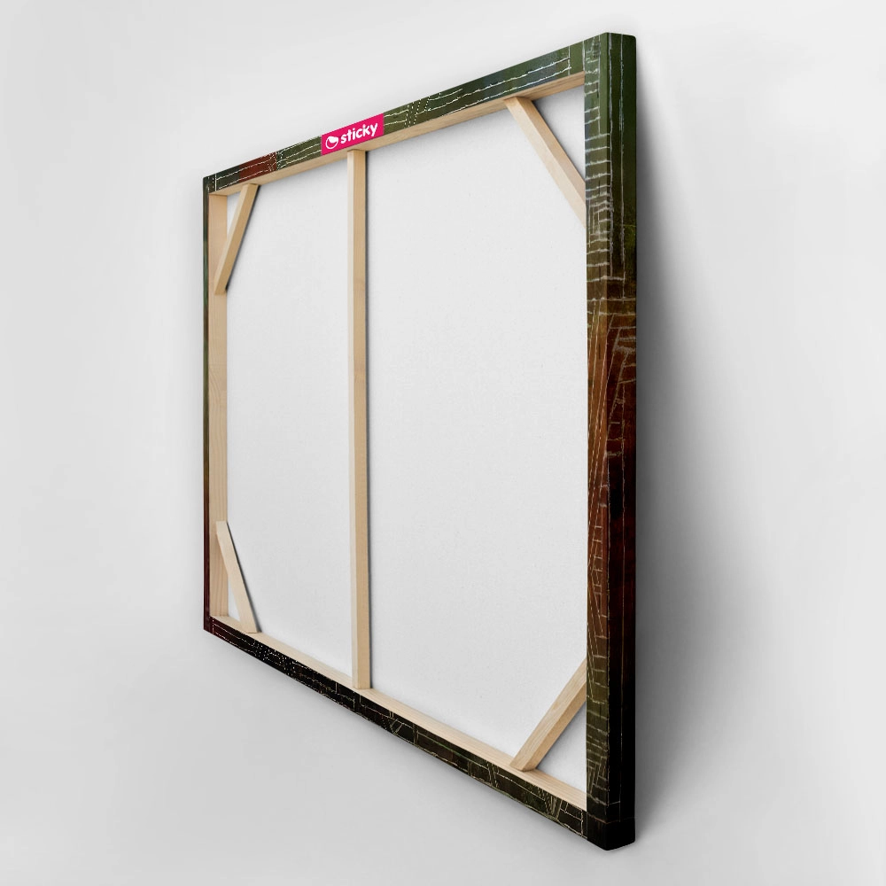 Πινακας σε καμβά PAUL KLEE - CASTLE TO BE BUILT IN THE WOODS