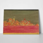 Πινακας σε καμβά PAUL KLEE - CITY ON TWO HILLS