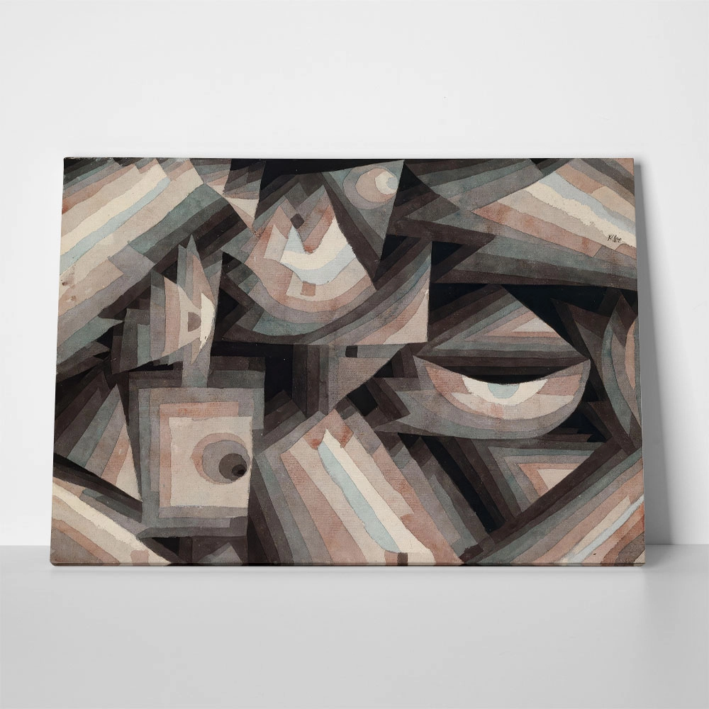 Πινακας σε καμβά PAUL KLEE - CRYSTAL GRADATION
