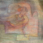 Πίνακας σε καμβά PAUL KLEE - DANCER