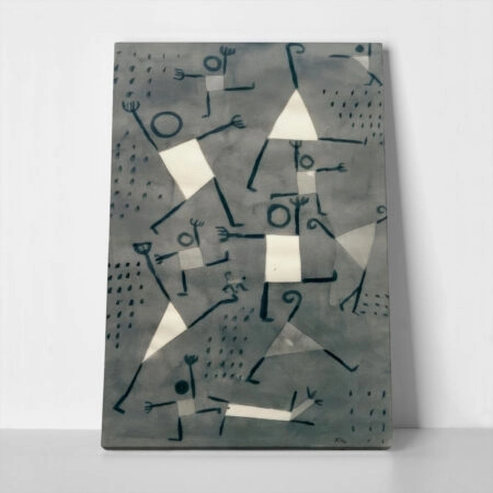 Πινακας σε καμβά PAUL KLEE - DANCES CAUSED BY FEAR - Paul Klee