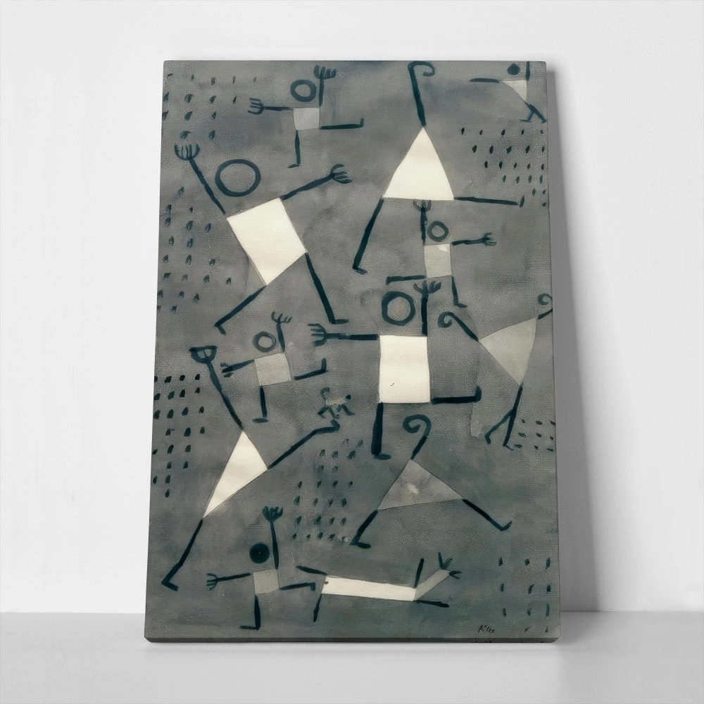 Πινακας σε καμβά PAUL KLEE - DANCES CAUSED BY FEAR