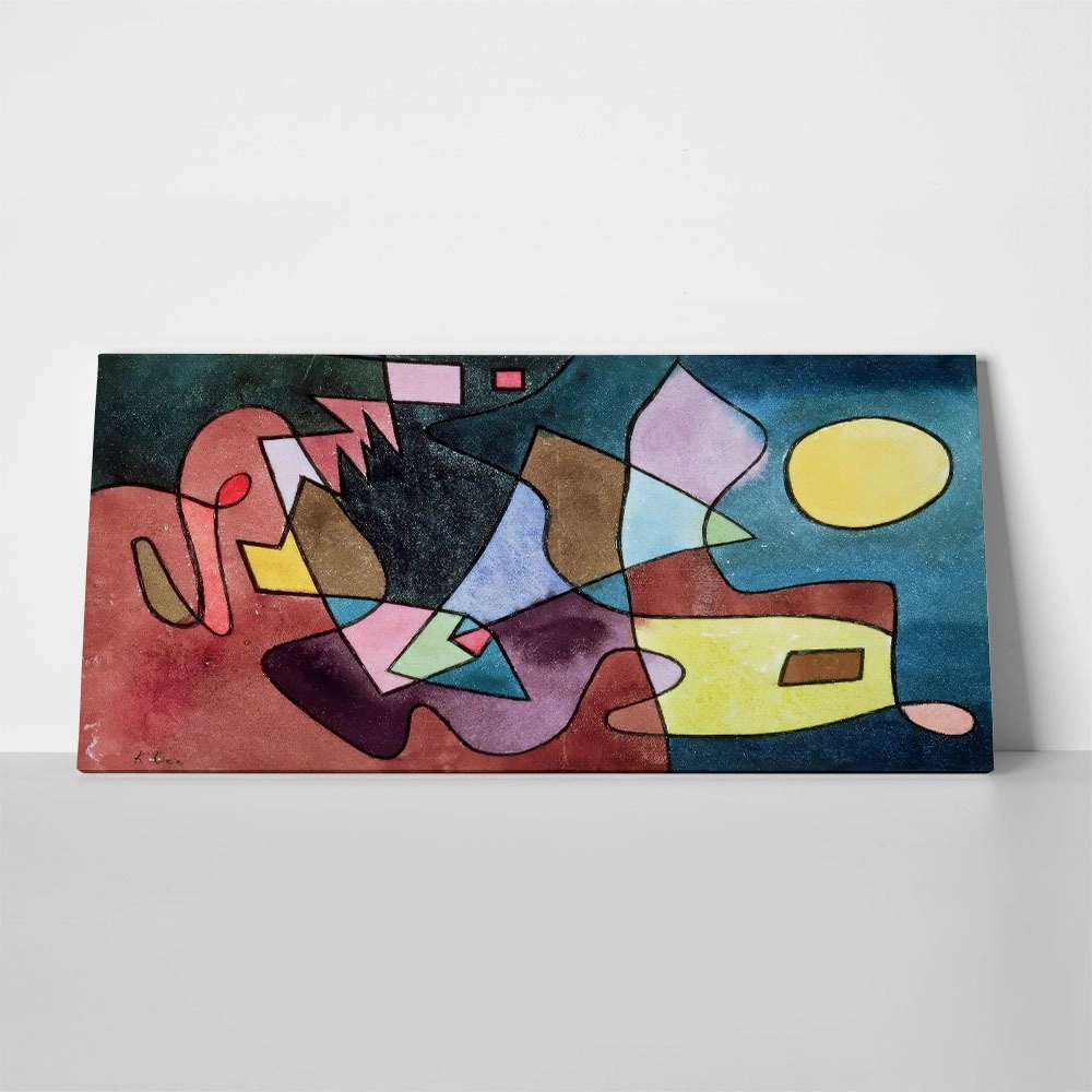 Πίνακας Πανοραμικός σε καμβά PAUL KLEE - DRAMATIC LANDSCAPE