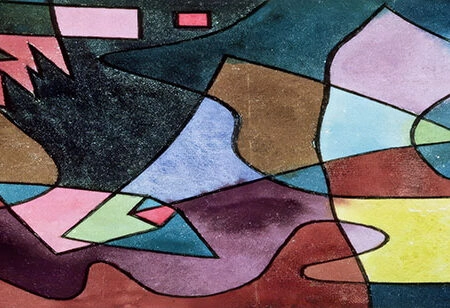 Πίνακας Πανοραμικός σε καμβά PAUL KLEE - DRAMATIC LANDSCAPE - Paul Klee Sticky 5