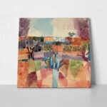 Πίνακας σε καμβά PAUL KLEE - HAMMAMET
