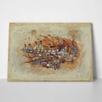 Πινακας σε καμβά PAUL KLEE - HARBOUR SCENE