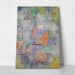 Πινακας σε καμβά PAUL KLEE - HARBOUR WITH SAILING SHIPS