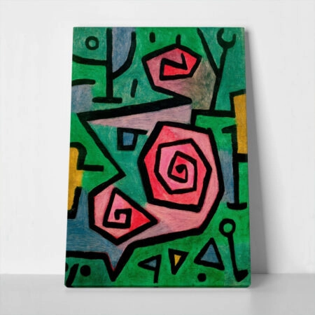 Πινακας σε καμβά PAUL KLEE - HEROIC ROSES - Paul Klee