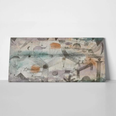 Πίνακας Πανοραμικός σε καμβά PAUL KLEE - IN THE REALM OF AIR - Paul Klee