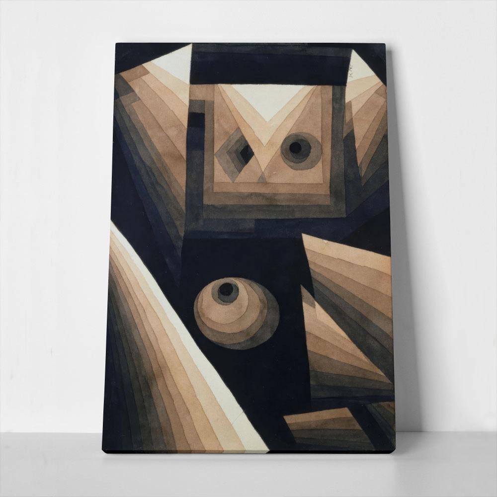 Πινακας σε καμβά PAUL KLEE - KRISTALL STUFUNG