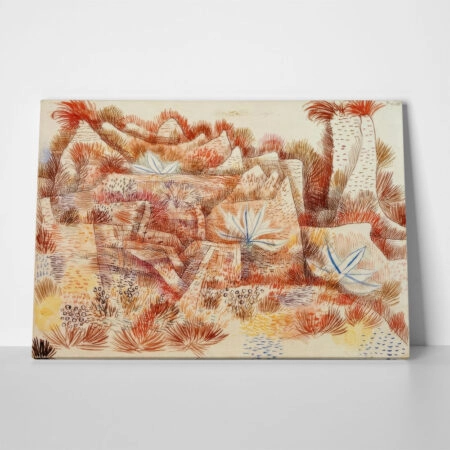 Πινακας σε καμβά PAUL KLEE - LANDSCAPE WITH AGAVES - Paul Klee