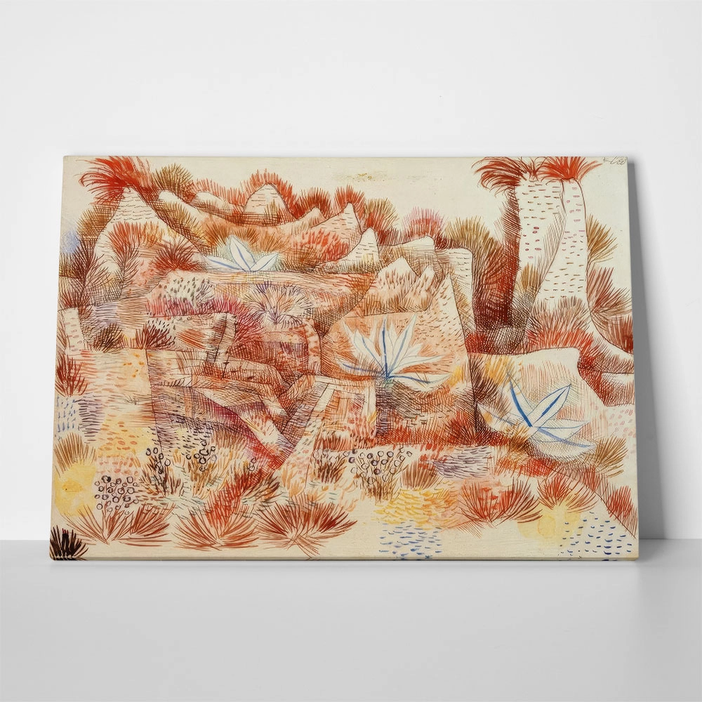 Πινακας σε καμβά PAUL KLEE - LANDSCAPE WITH AGAVES