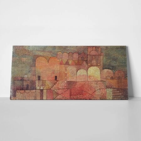 Πίνακας Πανοραμικός σε καμβά PAUL KLEE - ORIENTAL CATHEDRAL - Paul Klee