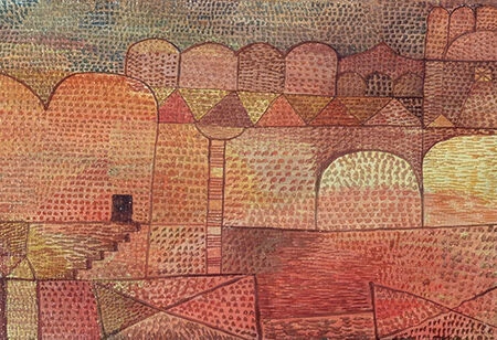 Πίνακας Πανοραμικός σε καμβά PAUL KLEE - ORIENTAL CATHEDRAL - Paul Klee Sticky 5