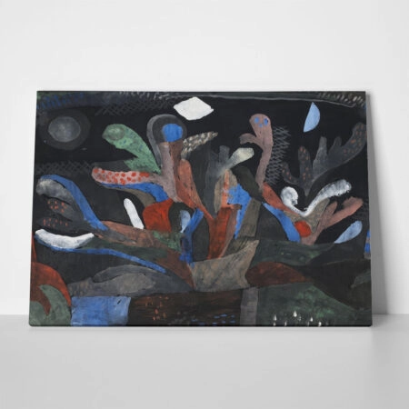 Πινακας σε καμβά PAUL KLEE - PICTURE OF A GARDEN IN DARK COLOURS - Paul Klee