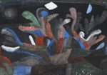 Πινακας σε καμβά PAUL KLEE - PICTURE OF A GARDEN IN DARK COLOURS