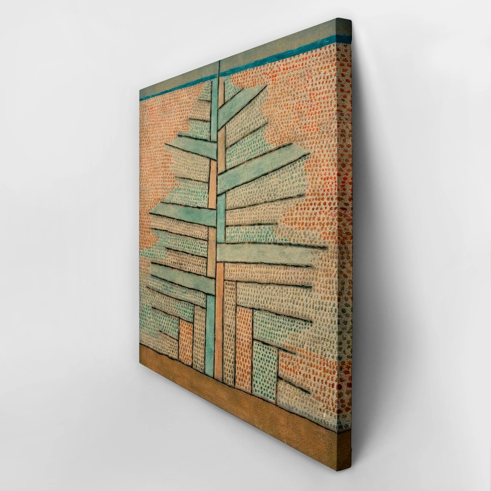 Πίνακας σε καμβά PAUL KLEE - PINE TREE